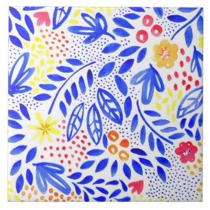 Belle Bold Keramik Tile - 4 Fliese