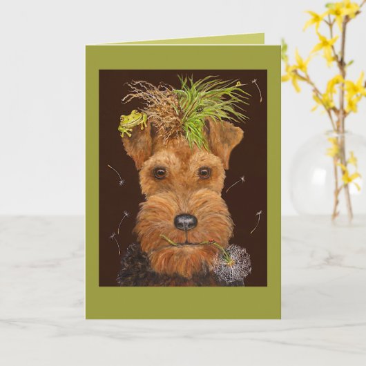 Belle Card Karte (Gelbe Blume)