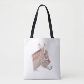 Belle Donkey Tote Bag Tasche (Vorderseite)