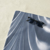 Belle Drape Soft Bleau Elegantes Muster Monogramm Strandtuch (Beispiel)