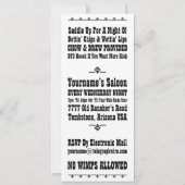 Belle - Einladung (kundenspezifisch) (Rückseite)