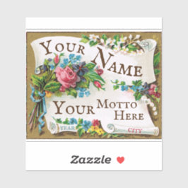 Belle Epoch French Parfüm Blank Frame Aufkleber