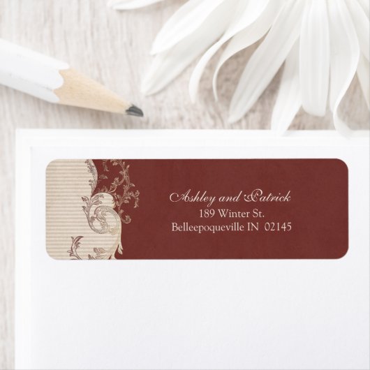 Belle Epoque Address Label (Insitu)