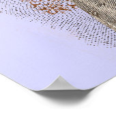 Belle Epoque Beauty Lacy Corset Dressing Room Poster (Ecke)