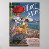 Belle Epoque Nice Winterreise Poster (Vorne)
