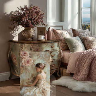 Belle Étude Goldspitze Ballerina Blush Rose Seidenpapier
