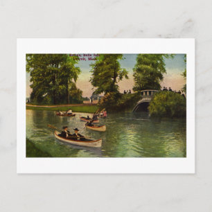 Belle Isle Bridge, Detroit, Michigan Vintag Postkarte