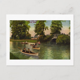 Belle Isle Bridge, Detroit, Michigan Vintag Postkarte