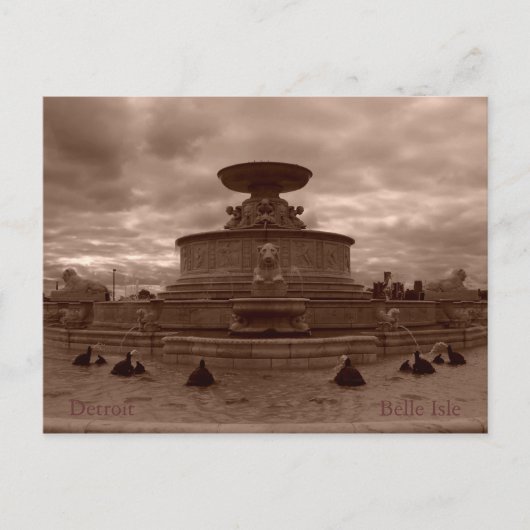 Belle Isle Postkarte (Vorderseite)