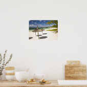 Belle Mare Public Beach, Südost-Mauritius, Poster (Küche)