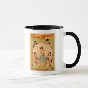"Belle of New York" Musical Theater Poster Tasse