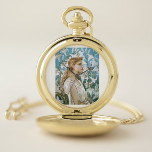 Belle of the Art Nouveau Era,Belle Epoque,Victoria Taschenuhr
