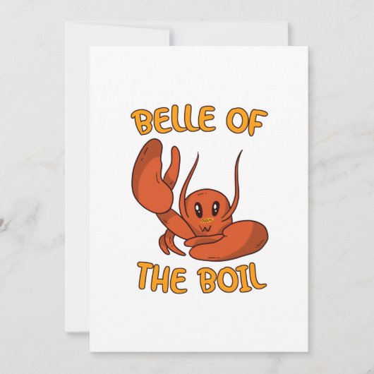 Belle of the Boil Crawfish Dankeskarte (Vorderseite)