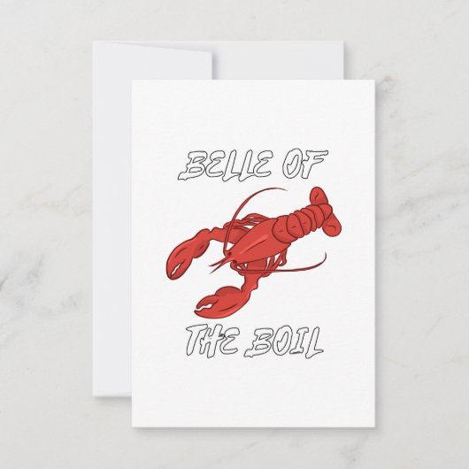 Belle of the Boil Crawfish Dankeskarte (Vorderseite)