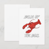 Belle of the Boil Crawfish Dankeskarte (Vorne/Hinten)