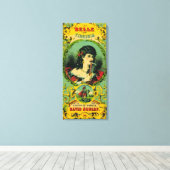 Belle of Virginia Tobacco Label Petersburg, VA Leinwanddruck (Insitu (Holzboden))