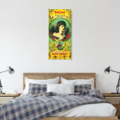 Belle of Virginia Tobacco Label Petersburg, VA Leinwanddruck (Insitu (Schlafzimmer))