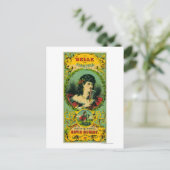 Belle of Virginia Tobacco Label Petersburg, VA Postkarte (Stehend Vorderseite)