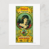 Belle of Virginia Tobacco Label Petersburg, VA Postkarte (Vorderseite)