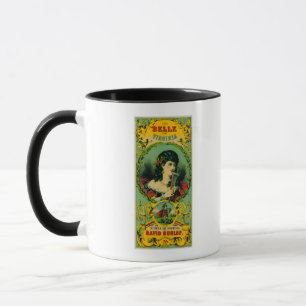 Belle of Virginia Tobacco Label Petersburg, VA Tasse