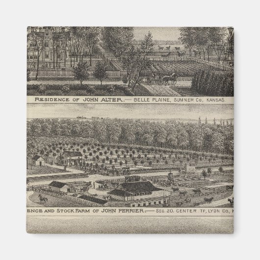 Belle Plaine, Kansas Magnet (Vorne)
