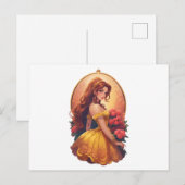 Belle Postkarte (Vorne/Hinten)