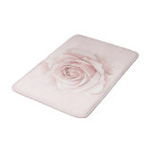 Belle Rose Schöne rosa Blume Badematte (Schrägansicht)