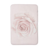 Belle Rose Schöne rosa Blume Badematte (Vorderseite Vertikal)