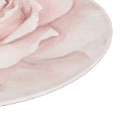 Belle Rose Schöne rosa Blume Schneidebrett (Ecke)