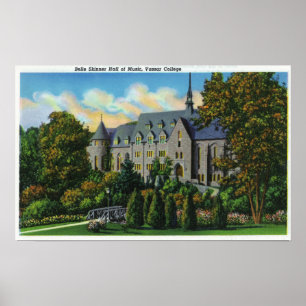 Belle Skinner Music Hall, Vassar Uni Poster