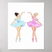 Belle-Tanz-Abbildung Poster (Vorne)