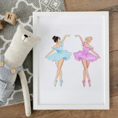 Belle-Tanz-Abbildung Poster