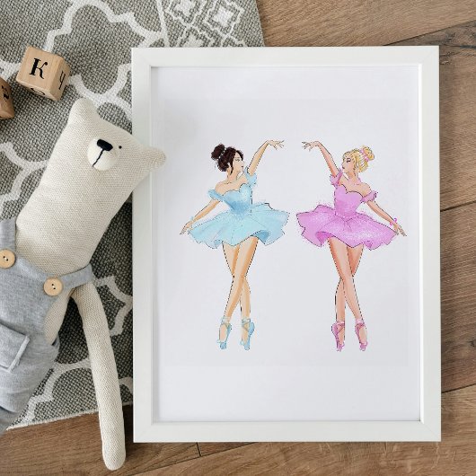 Belle-Tanz-Abbildung Poster