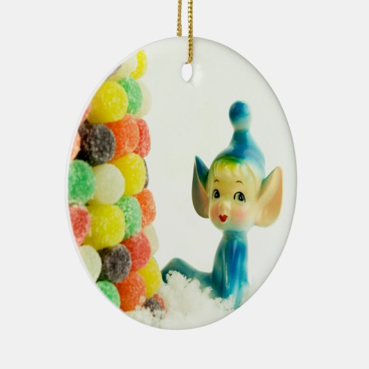 Belle the Pixie Elf Keramikornament (Rechts)