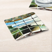 Belle Tout Lighthouse Beach Head Rechteckiger Pappuntersetzer (angewinkelt)