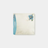 Belle Watercolor Post-it Klebezettel (Vorderseite)