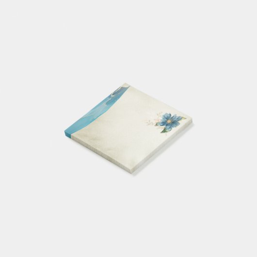 Belle Watercolor Post-it Klebezettel (angewinkelt)