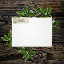 Belle Watercolor Return Adress Label