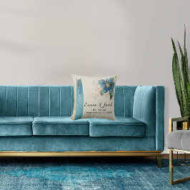 Belle Watercolor Throw Kissen