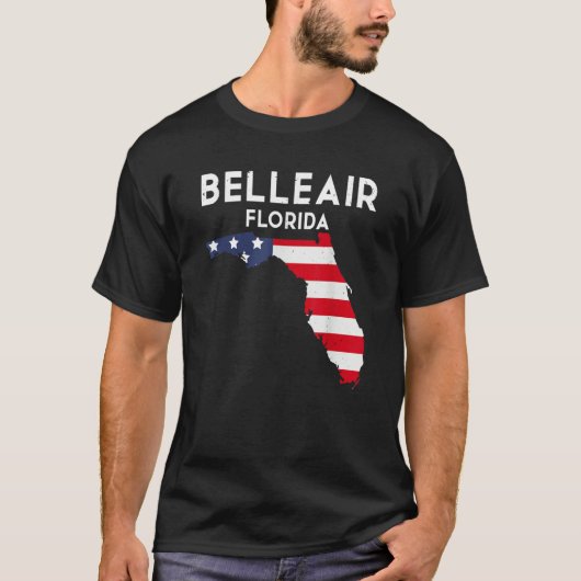 Belleair Florida USA State America Travel Floridia T-Shirt (Vorderseite)