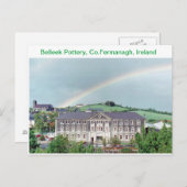 Belleek Pottery, Belleek, Co.Fermanagh, Irland Postkarte (Vorne/Hinten)