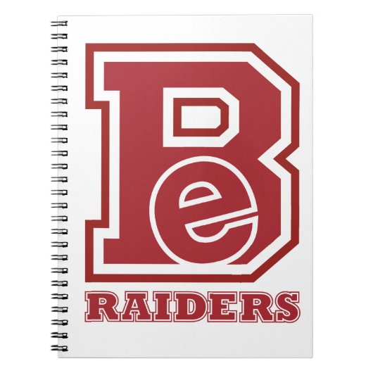 .Bellefonte Raiders Be Spiral Notebook Notizblock (Vorderseite)