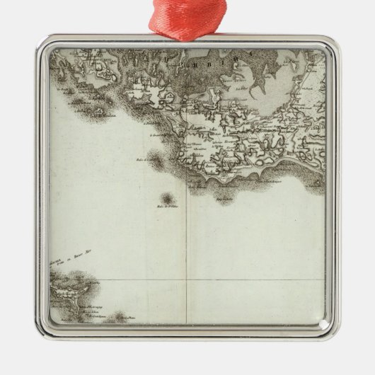 BelleIsle Ornament Aus Metall (Vorne)