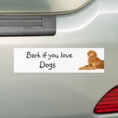 Bellen Sie, wenn Sie Hunde Liebe Autoaufkleber (Auf Auto)