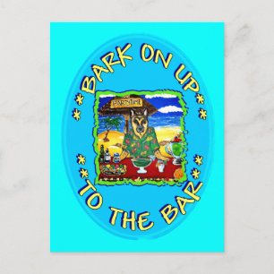 BELLEN SIE ZUM SCHANKRAUM HOCH POSTKARTE