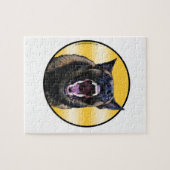 Bellender Belgier Malinois "Maligator " Puzzle (Horizontal)