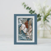 Bellerophon auf Pegasus Postkarte (Stehend Vorderseite)