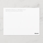 Bellerophon auf Pegasus Postkarte (Rückseite)