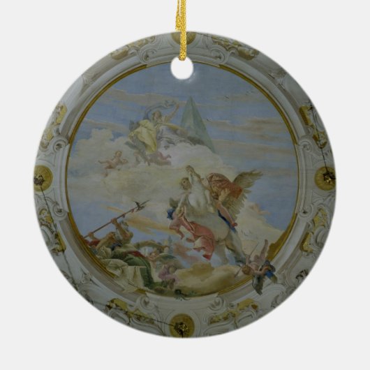 Bellerophon, das Pegasus, c.1746-47 (Fresko, Keramikornament (Hinten)