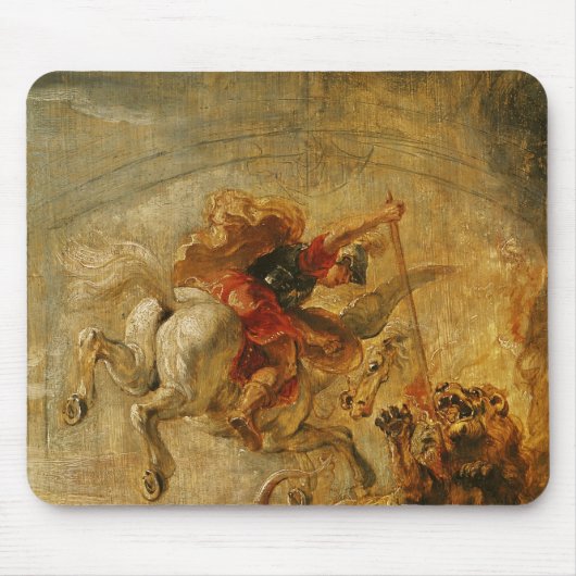 Bellerophon, das Pegasus kämpft die Chimären Mousepad (Vorne)